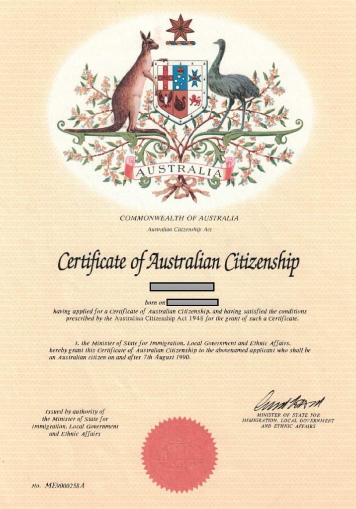 Australian Citizenship for children born and live in Australia for at least 10 years